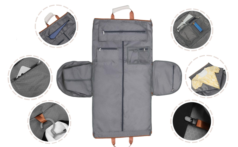 3-in-1 Travel Duffel Bag | Waterproof Garment Organizer